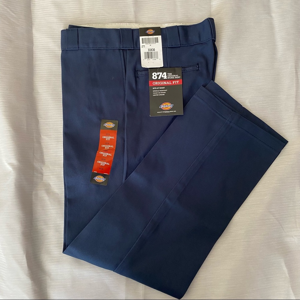 Dickies Men's Original 874 Work Pant                           Color navy
